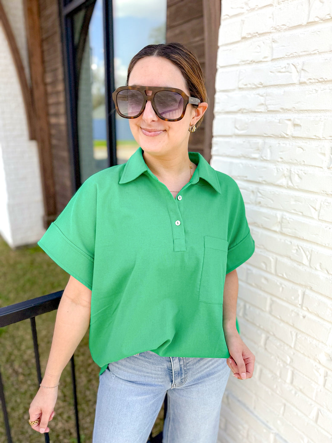 EASY LIVING LINEN TOP