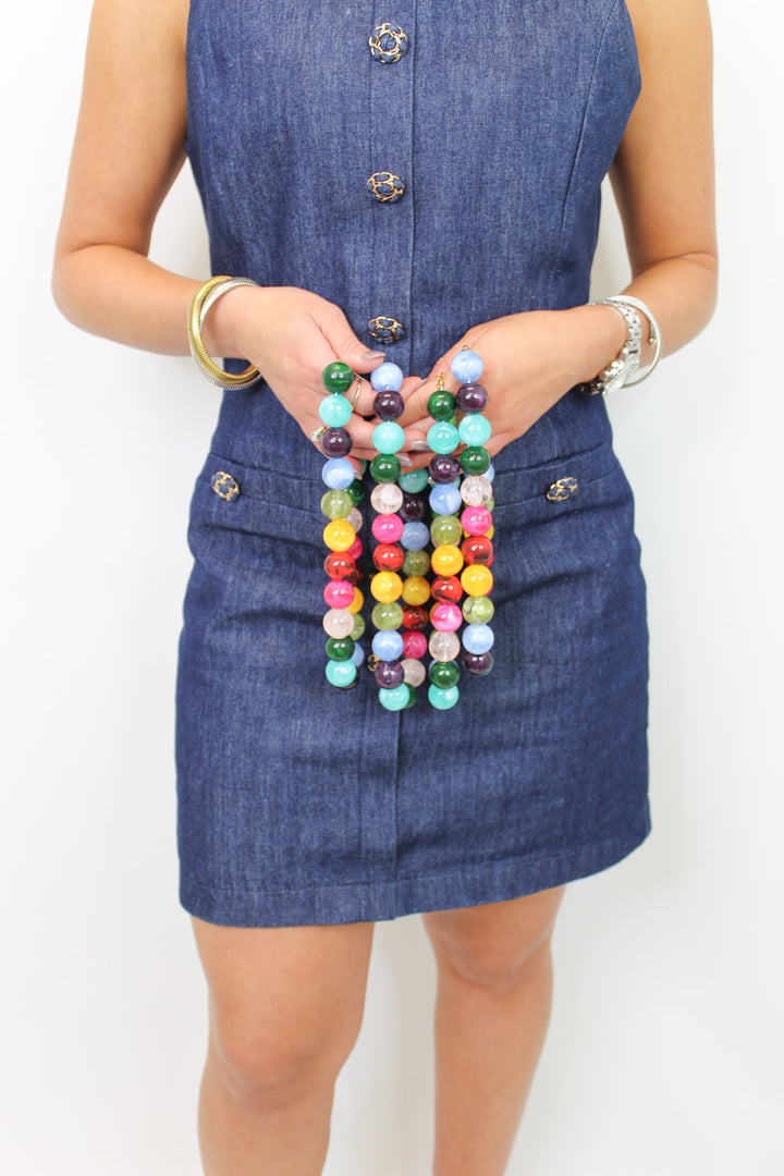 POP OF JOY BEADED NECKLACE