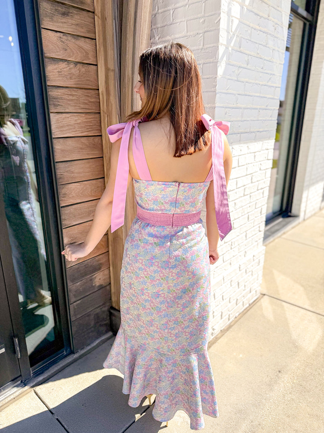 STORYLINE MIDI DRESS - PINK