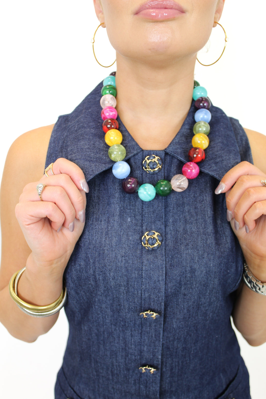 POP OF JOY BEADED NECKLACE