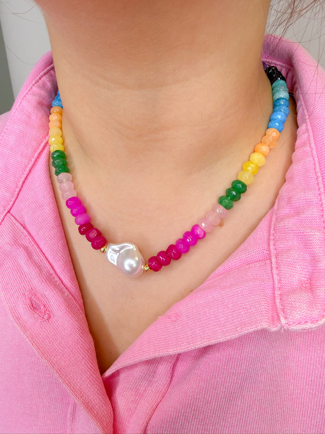 COLOR STORY PEARL NECKLACE