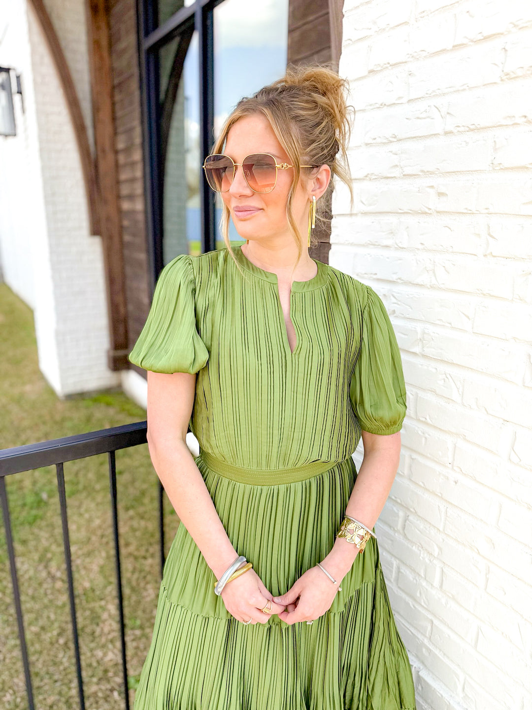 THE MOMENT MAKER MIDI DRESS