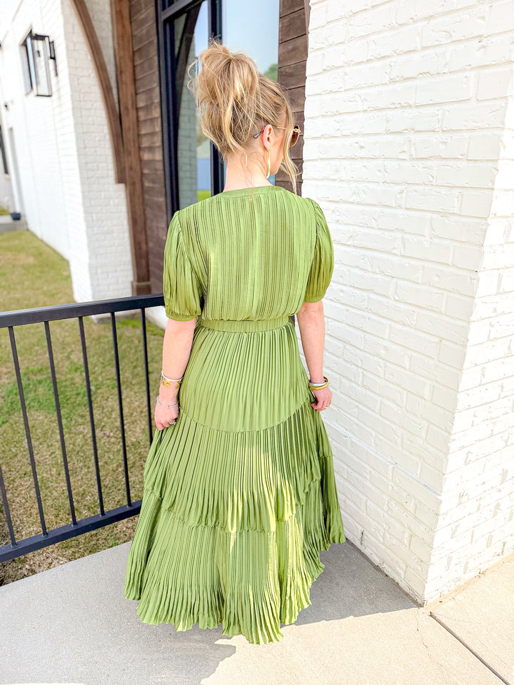 THE MOMENT MAKER MIDI DRESS