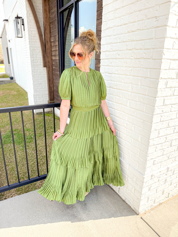 THE MOMENT MAKER MIDI DRESS