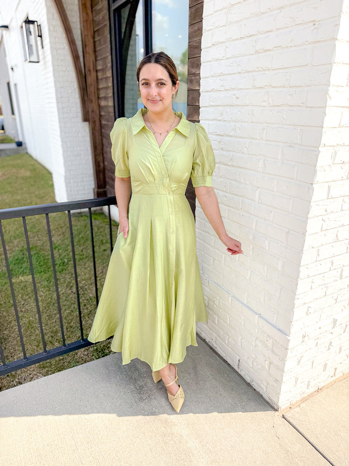 THE FRESH START MIDI DRESS