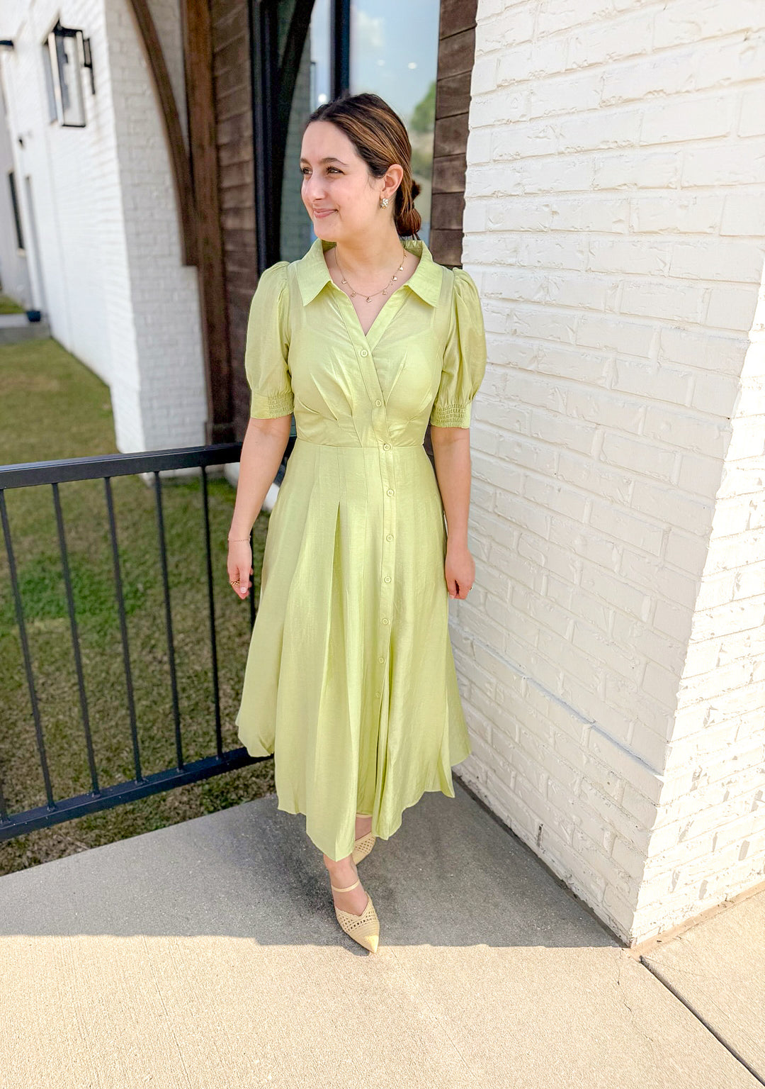 THE FRESH START MIDI DRESS