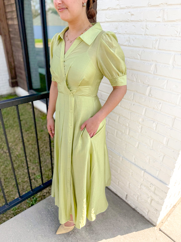 THE FRESH START MIDI DRESS