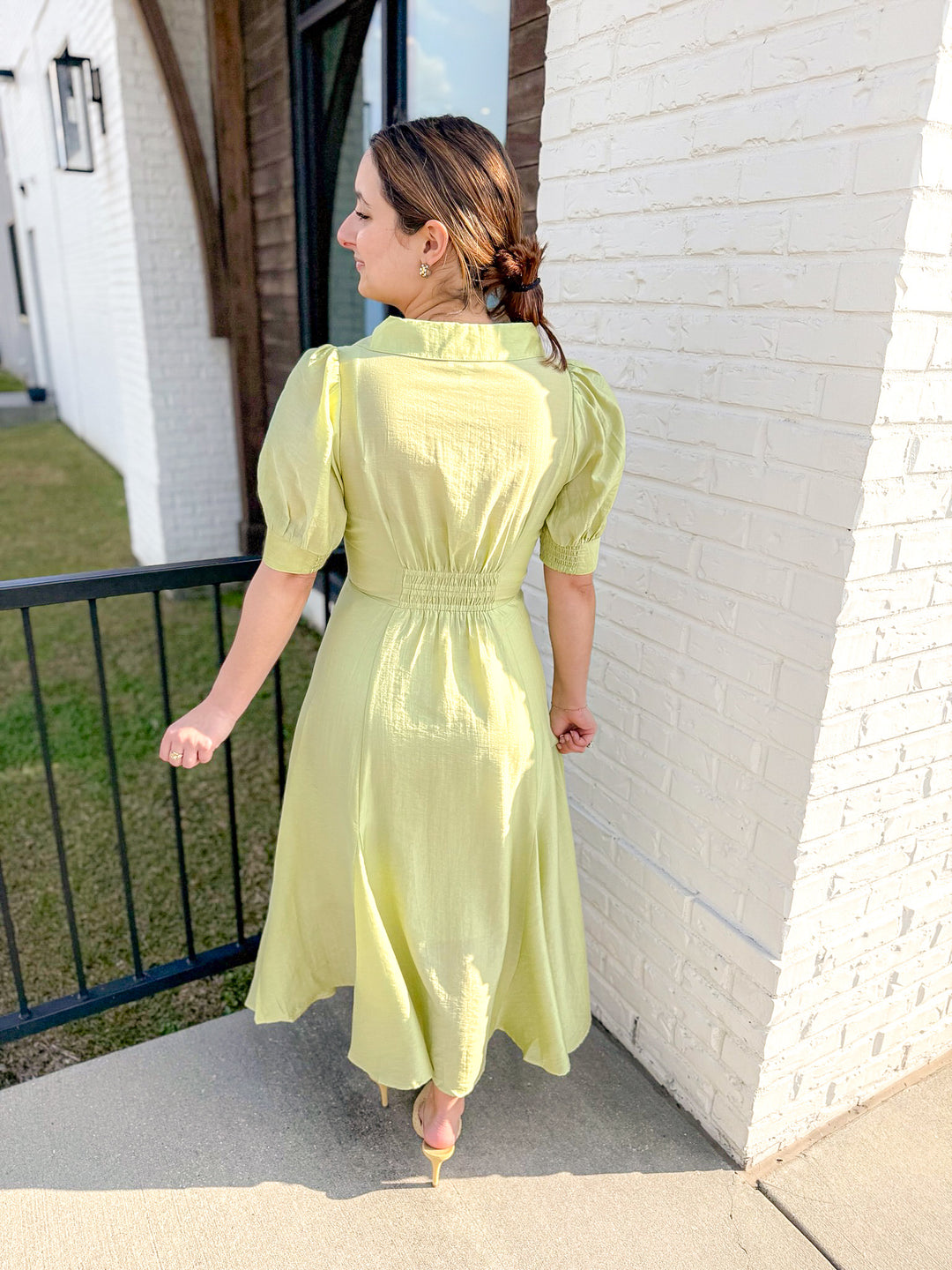 THE FRESH START MIDI DRESS