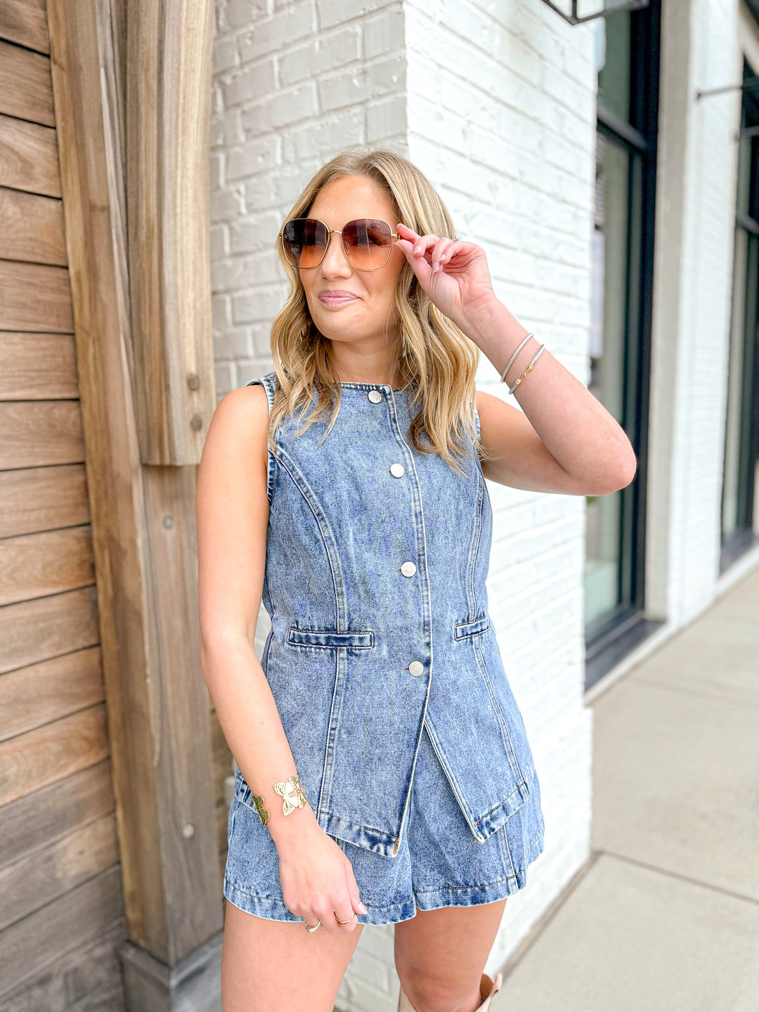 DENIM SOCIETY SET VEST