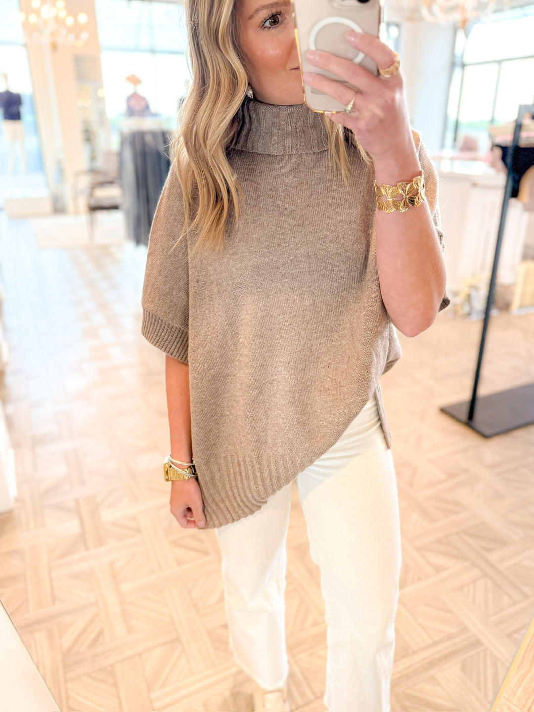 EVERYDAY EASE SHORT SLEEVE SWEATER