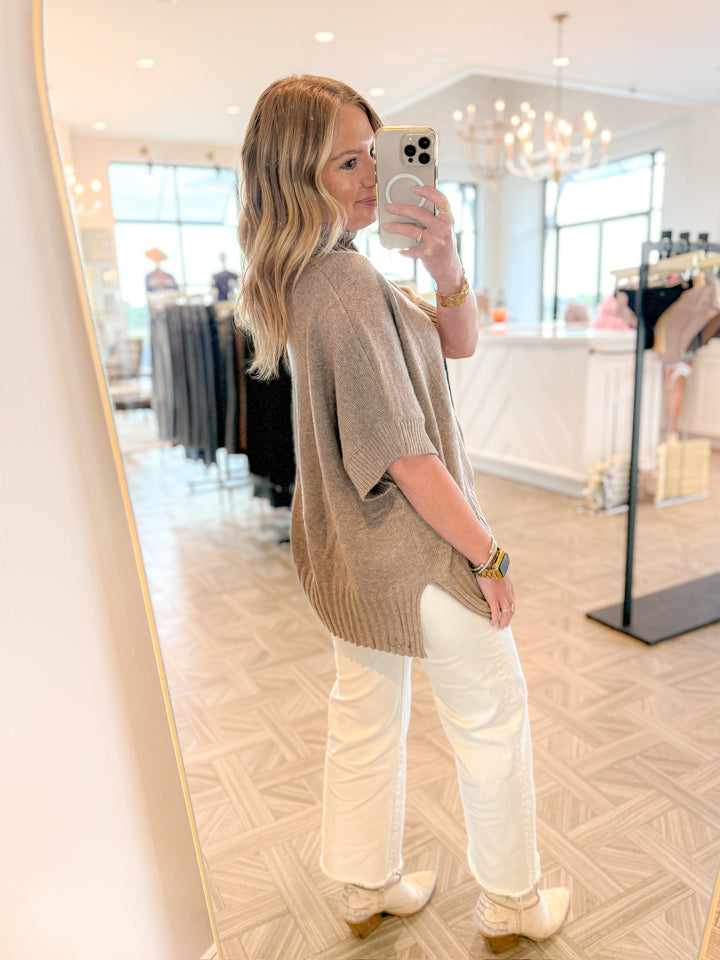 EVERYDAY EASE SHORT SLEEVE SWEATER