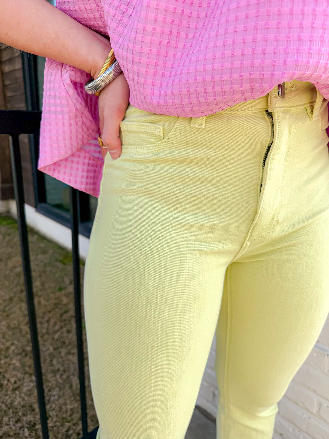 BRIDGET BOOT HIGH RISE - LIMEADE