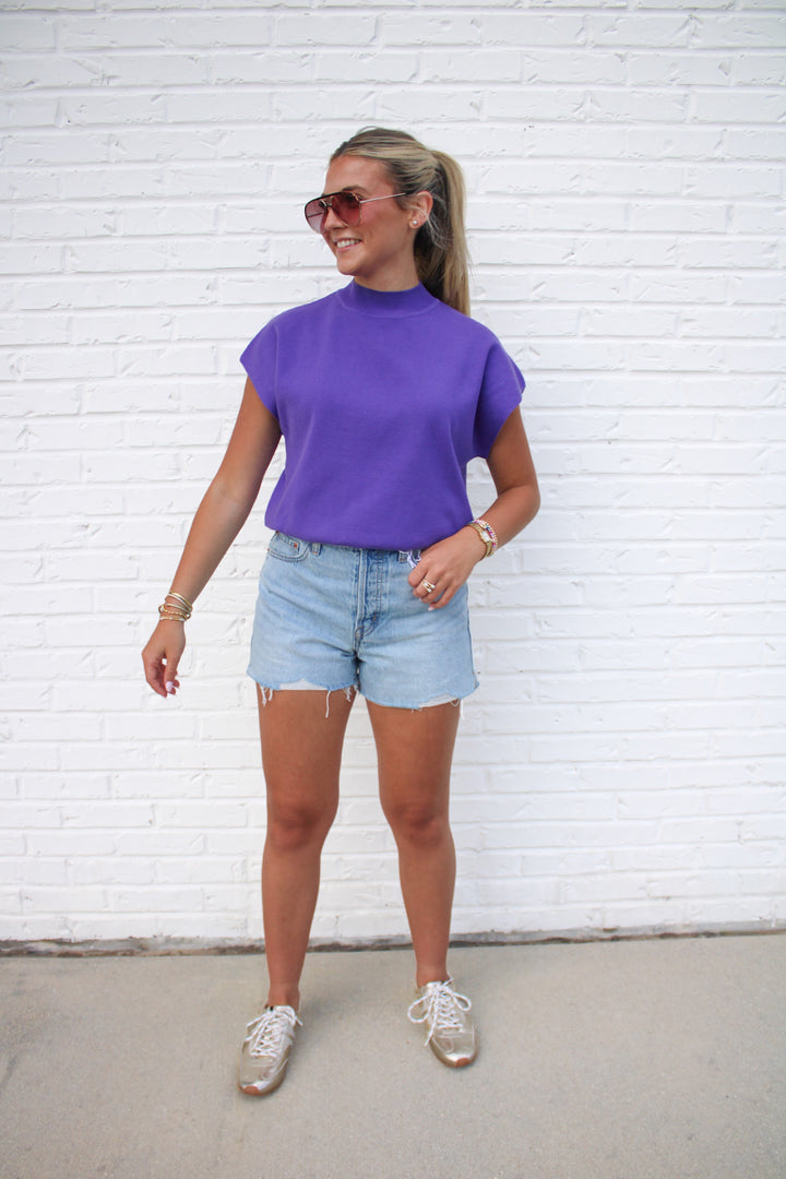 MARLOW SLEEVELESS KNIT TOP