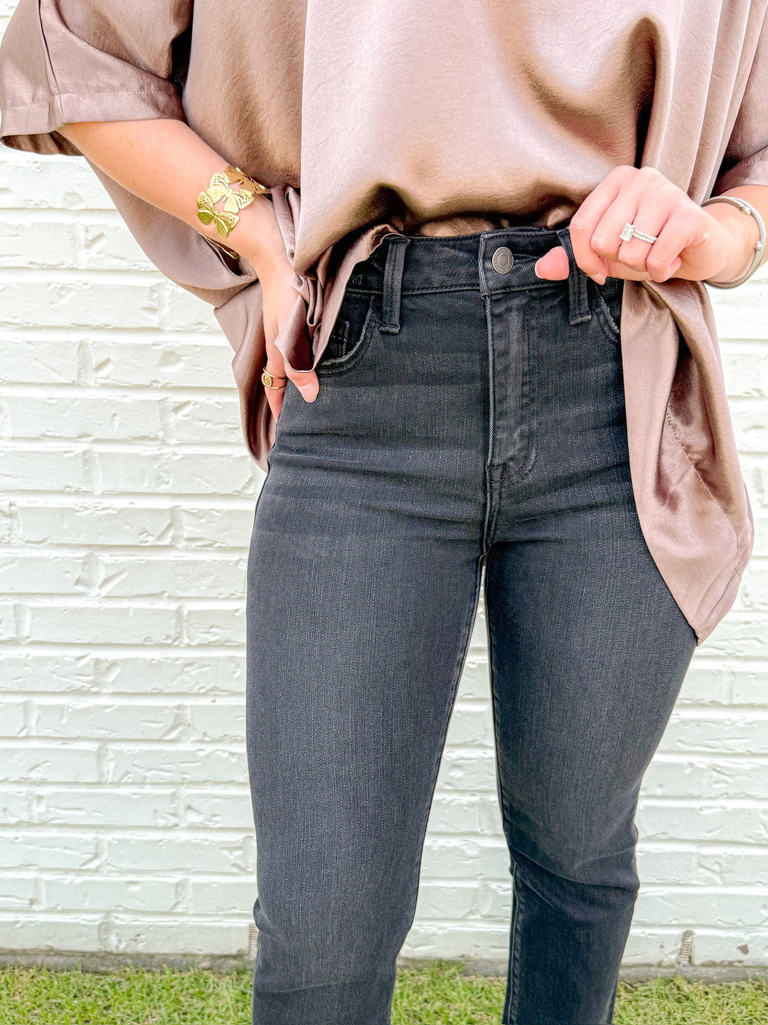 LAURYN HIGH RISE CROP KICK FLARE JEAN