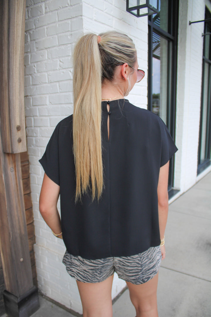 THE MAREN COWL NECK TOP