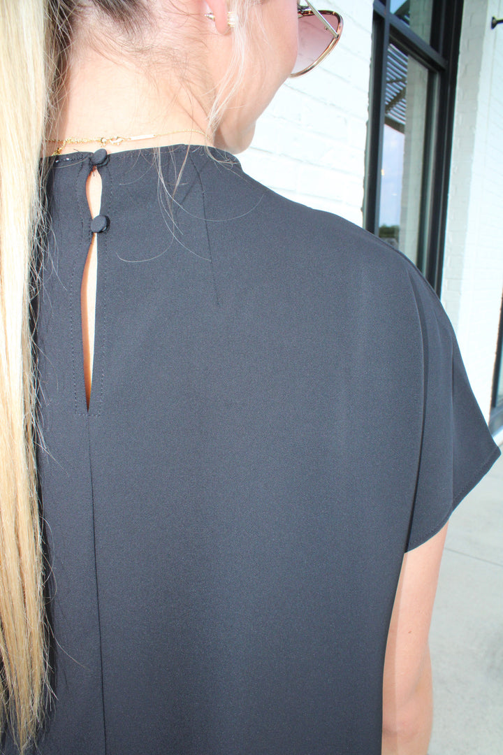 THE MAREN COWL NECK TOP