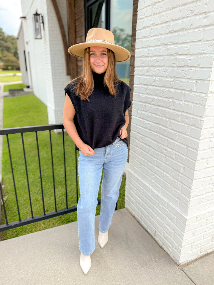 COZY EDGE MOCK NECK SWEATER VEST