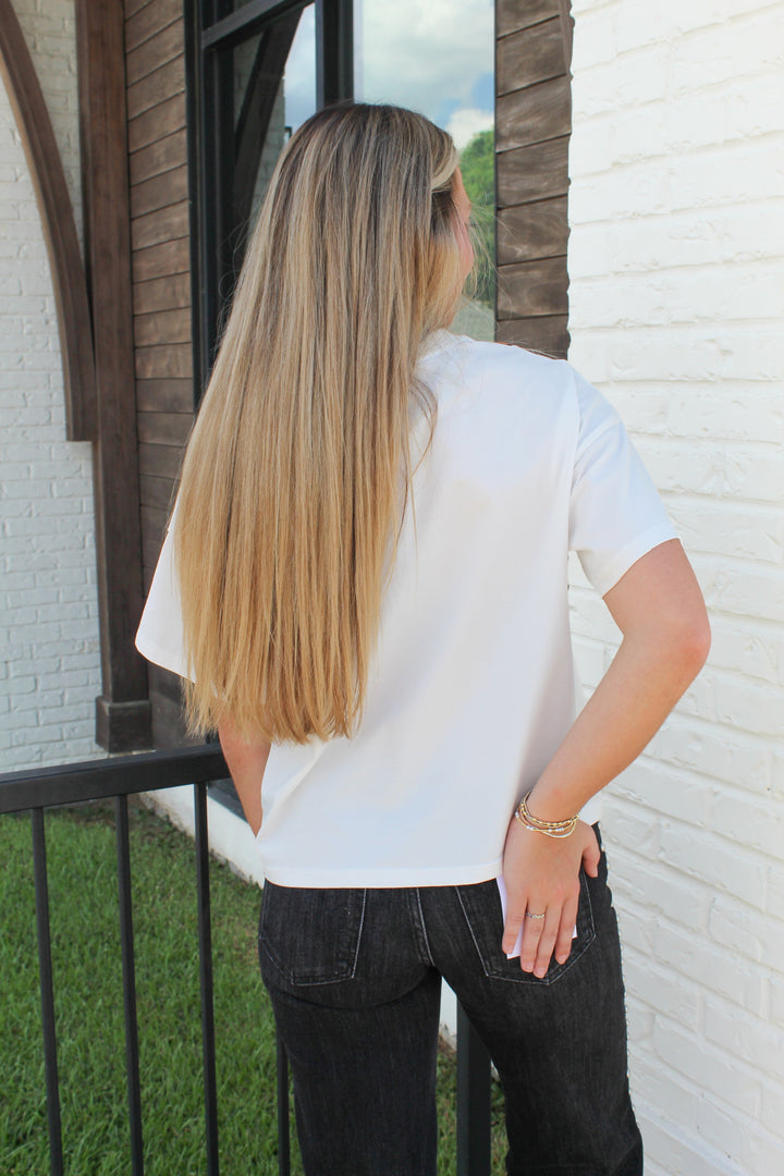 THE FRANKIE TIGER PRINT BIKINI TEE