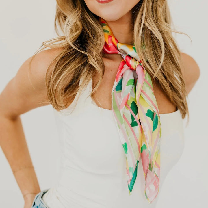 SUMMER FUN SCARF - GREEN