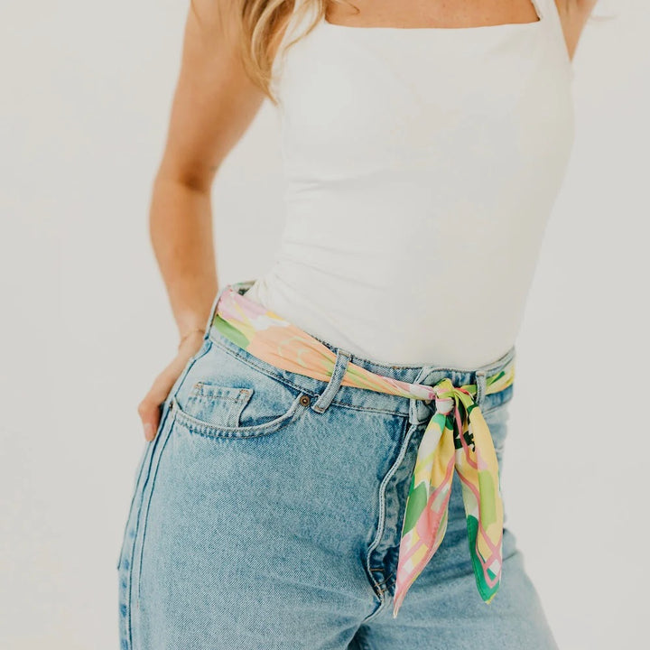 SUMMER FUN SCARF - GREEN