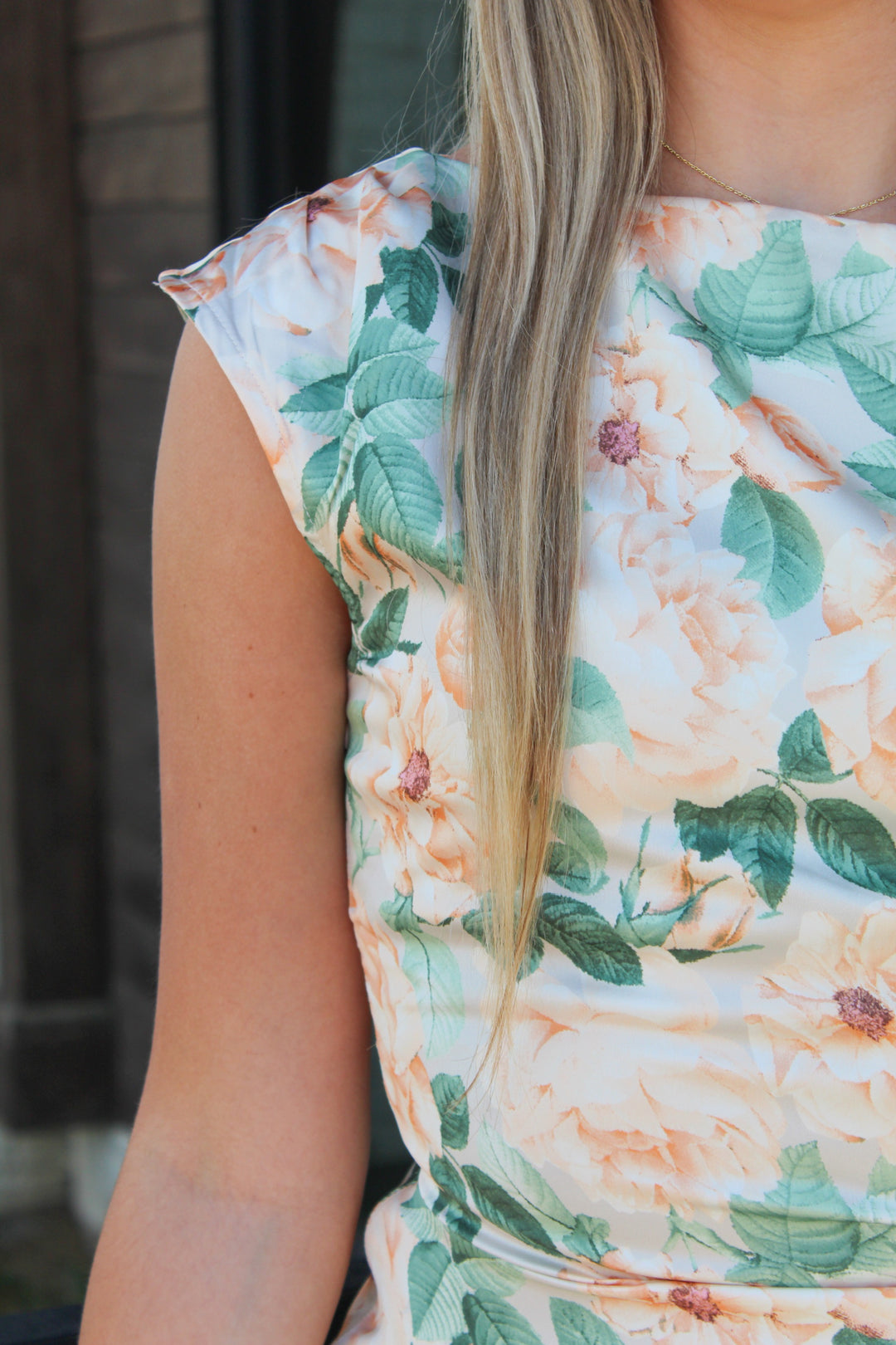 PICTURE PERFECT FLORAL MIDI DRESS
