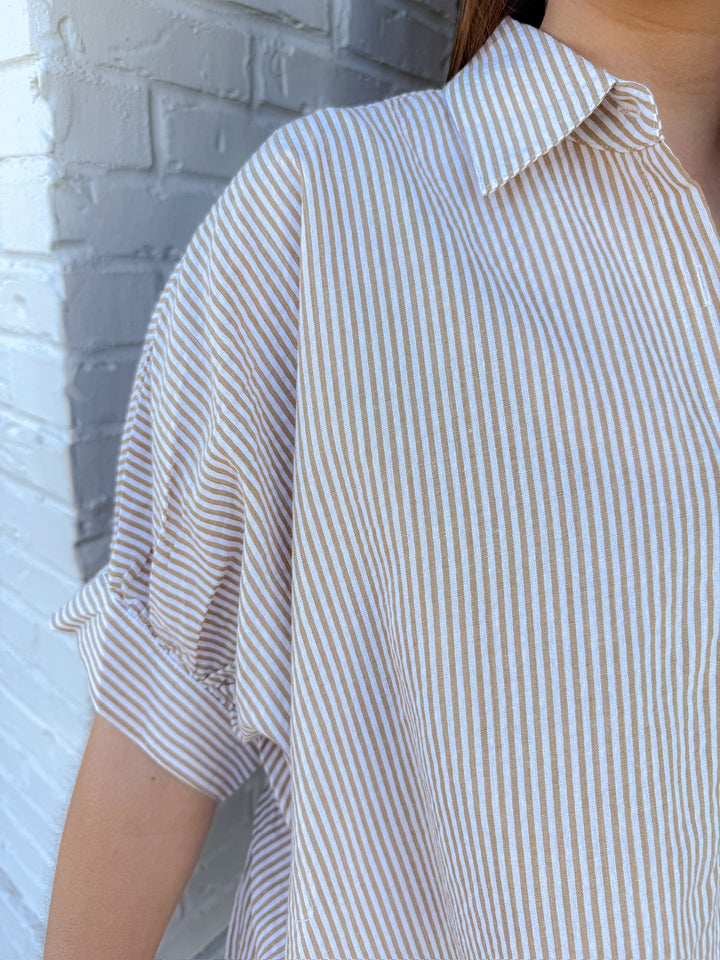 EVERYWHERE YOU GO BUTTON DOWN