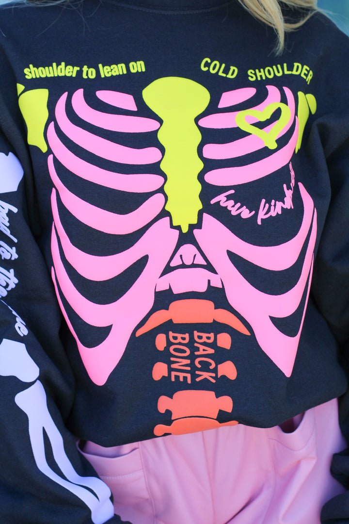 NEON SKELLY SWEATSHIRT