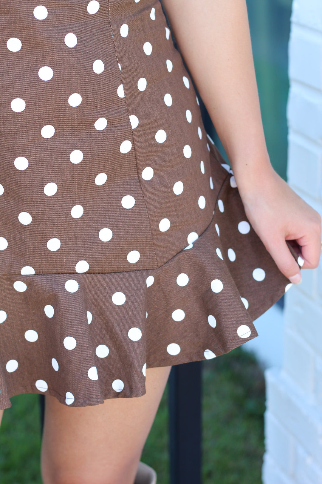 PENNY POLKA DOT MINI DRESS