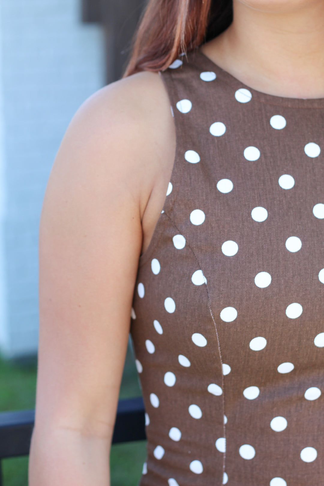 PENNY POLKA DOT MINI DRESS