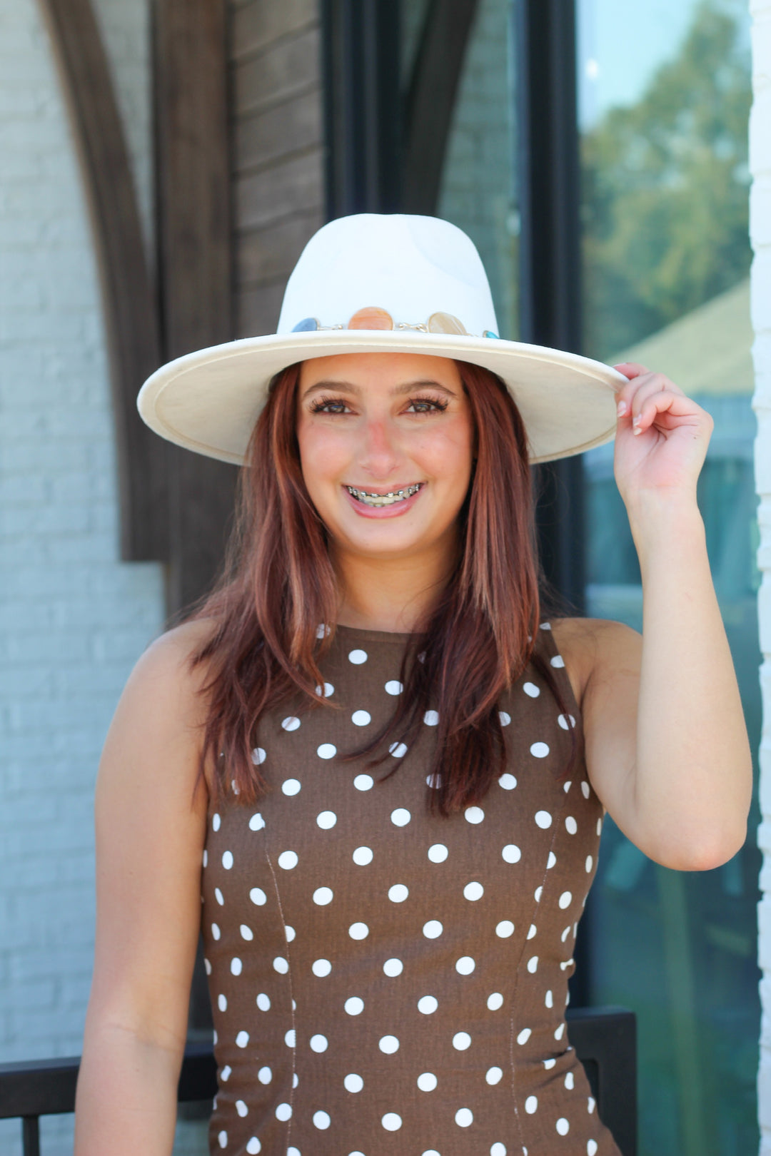 THE ASPEN STONE CHAIN FEDORA HAT
