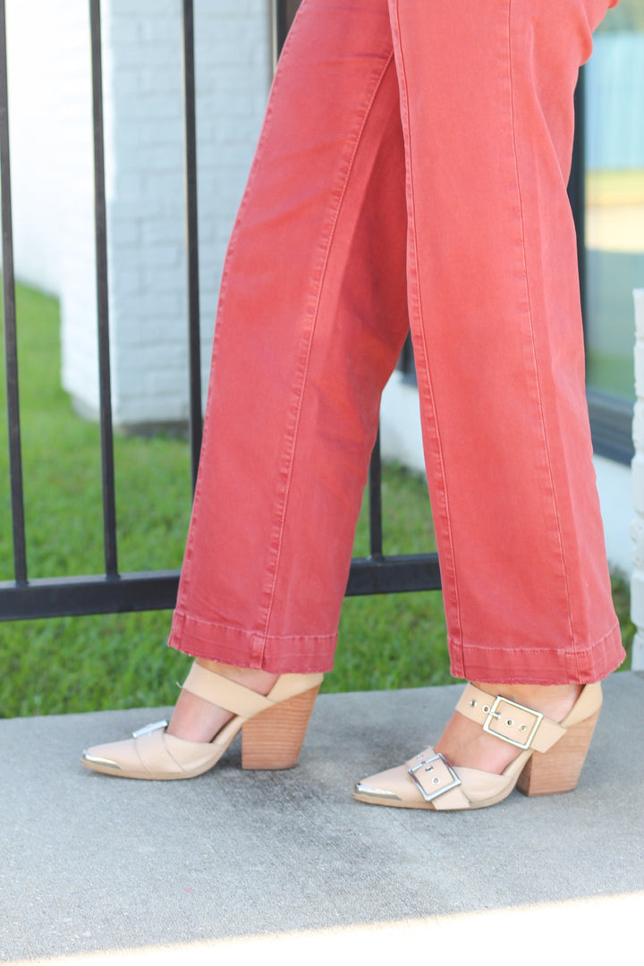 FINE WINE HIGH RISE CROPPED JEAN
