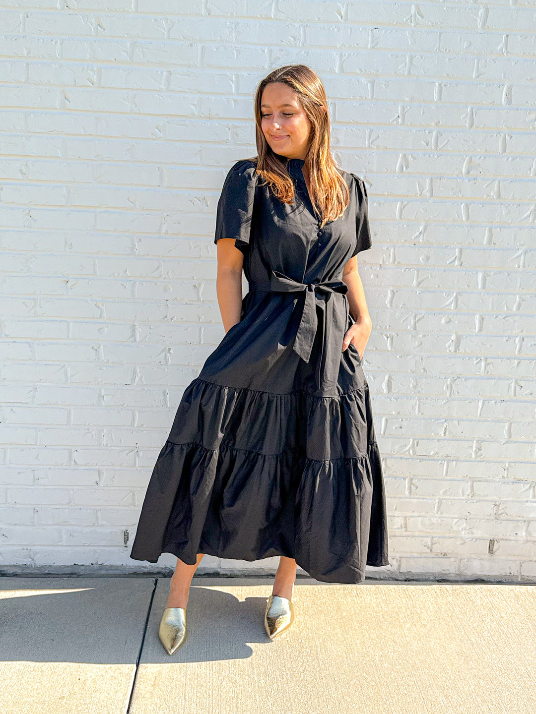 STANDING TALL MIDI DRESS