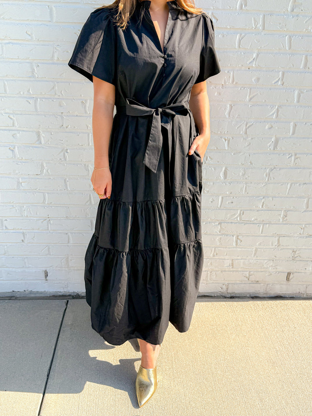 STANDING TALL MIDI DRESS