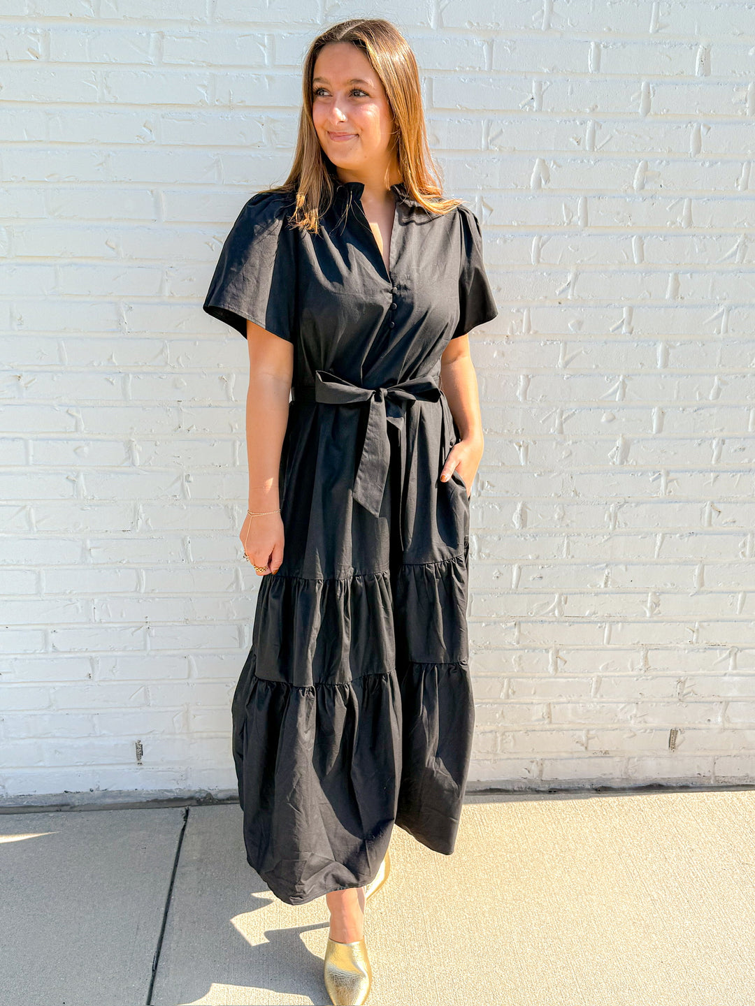 STANDING TALL MIDI DRESS