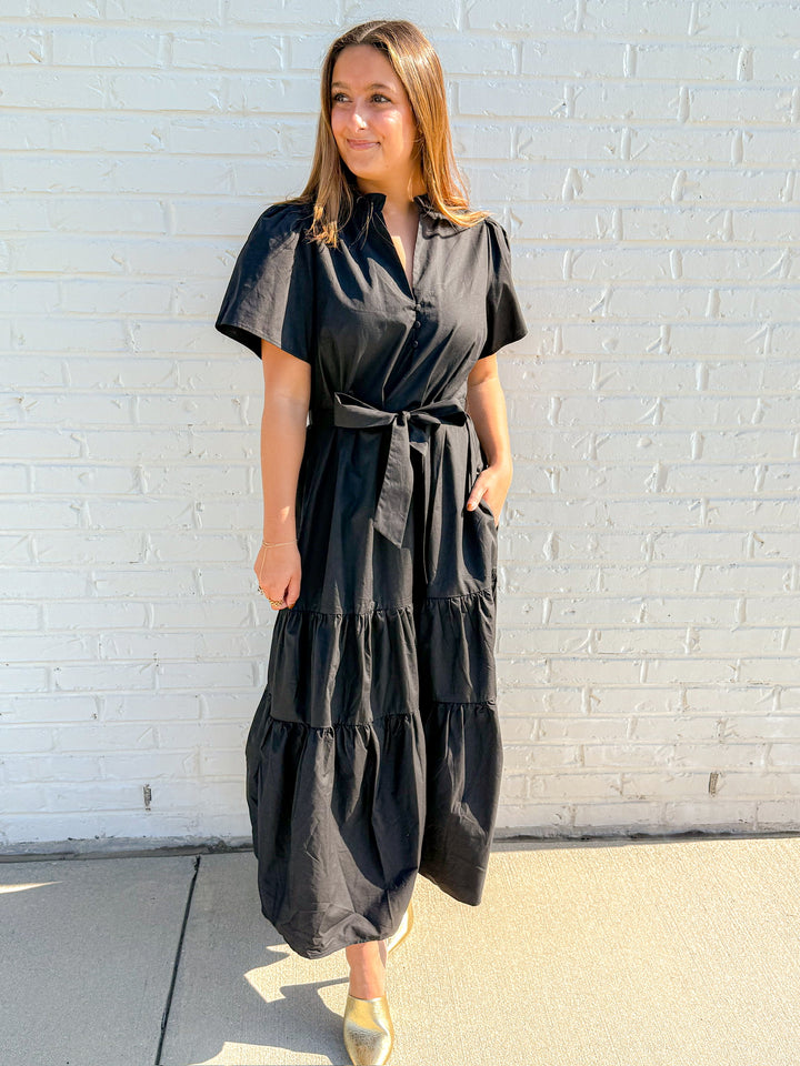 STANDING TALL MIDI DRESS