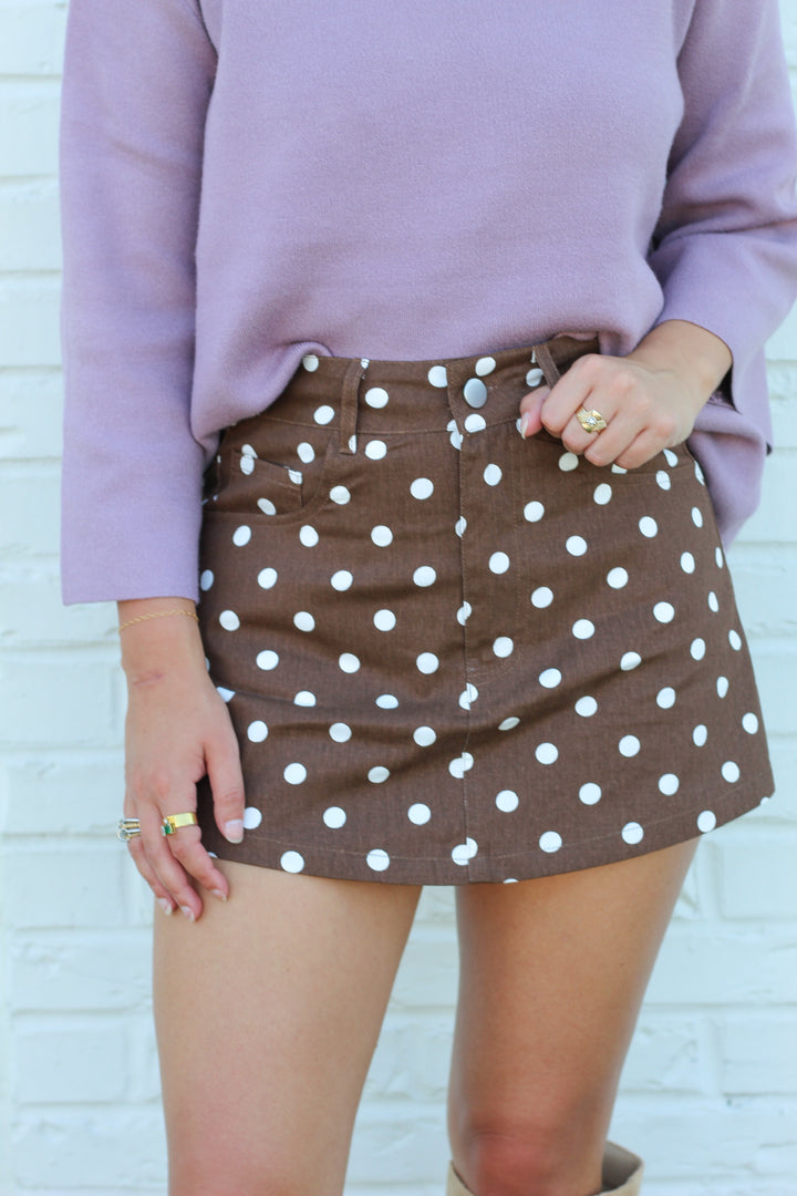 PENNY POLKA DOT SKORT