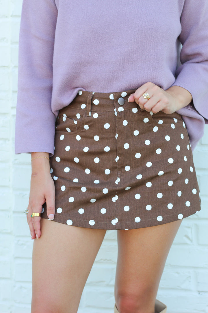 PENNY POLKA DOT SKORT