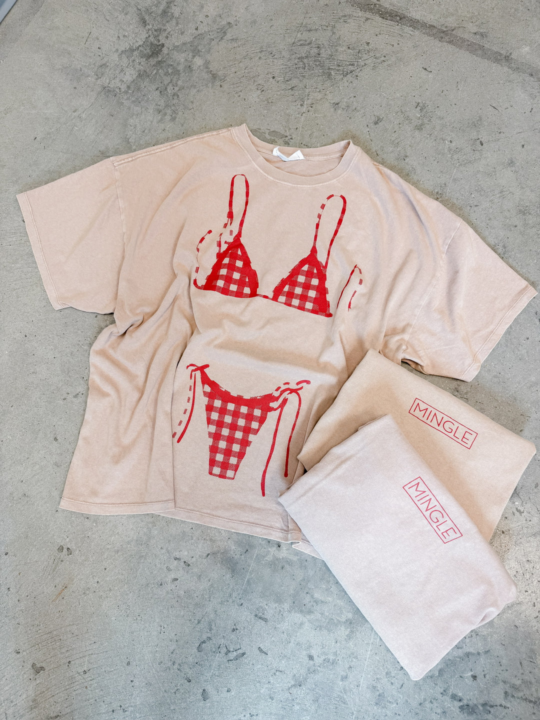 BIKINI GRAPHIC TEE - MINGLE BRANDED CUSTOM