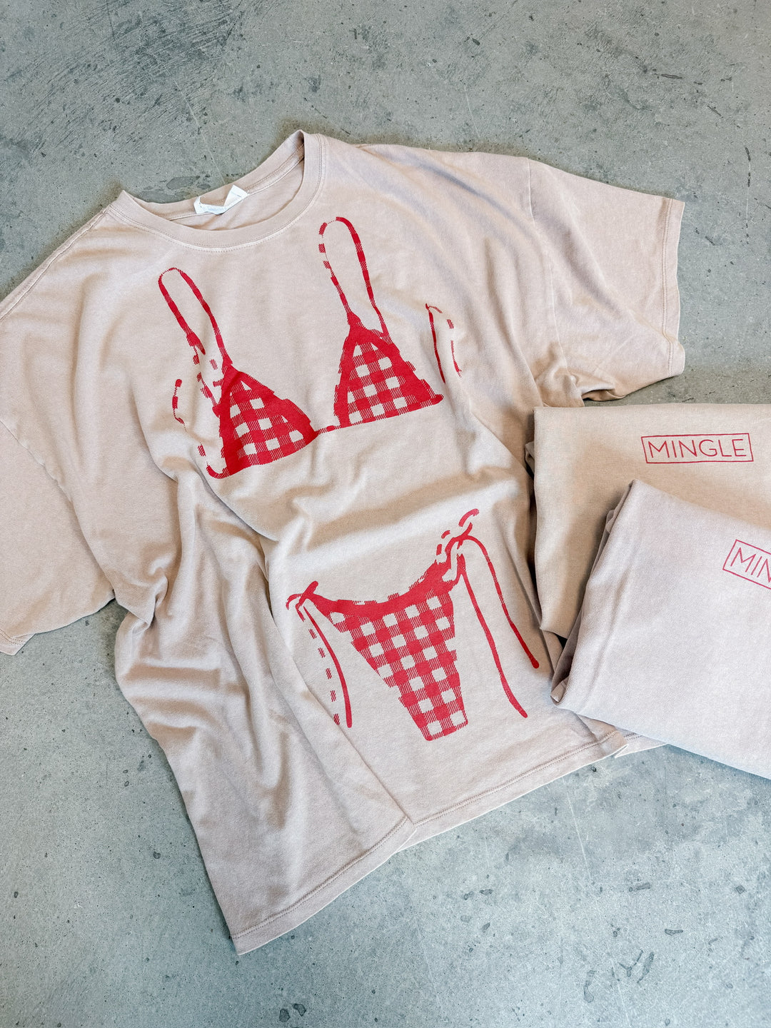 BIKINI GRAPHIC TEE - MINGLE BRANDED CUSTOM