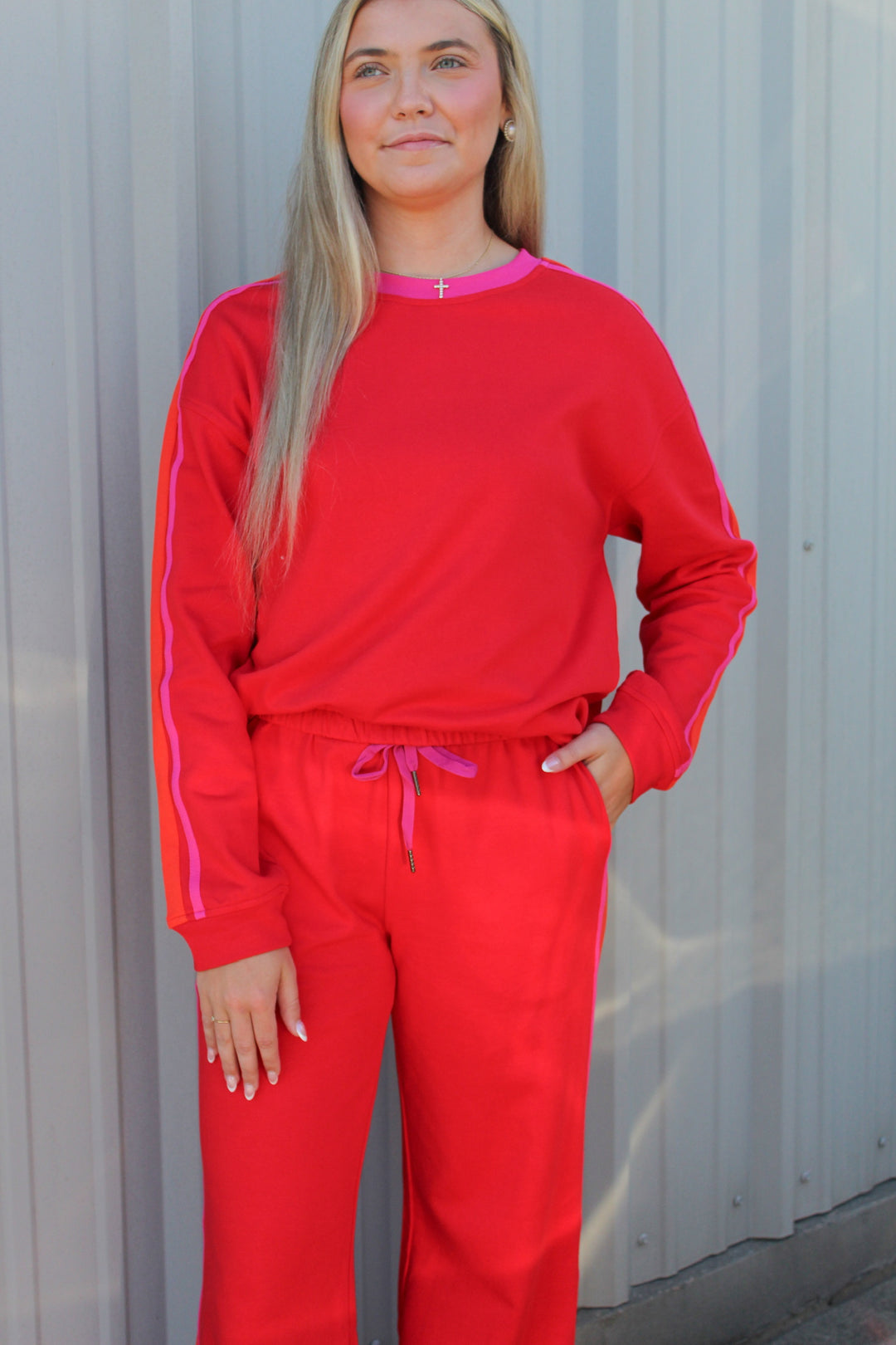 CHERRY ON TOP MATCHING SET SWEATSHIRT