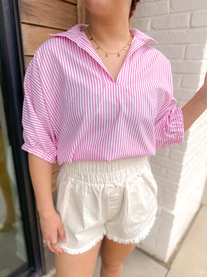 PINK PROSECCO BLOUSE