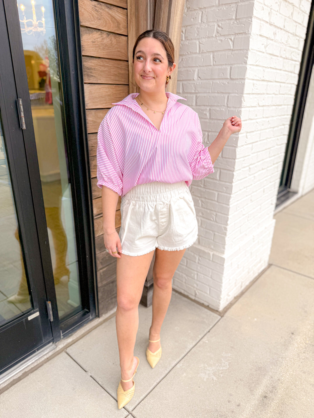 PINK PROSECCO BLOUSE
