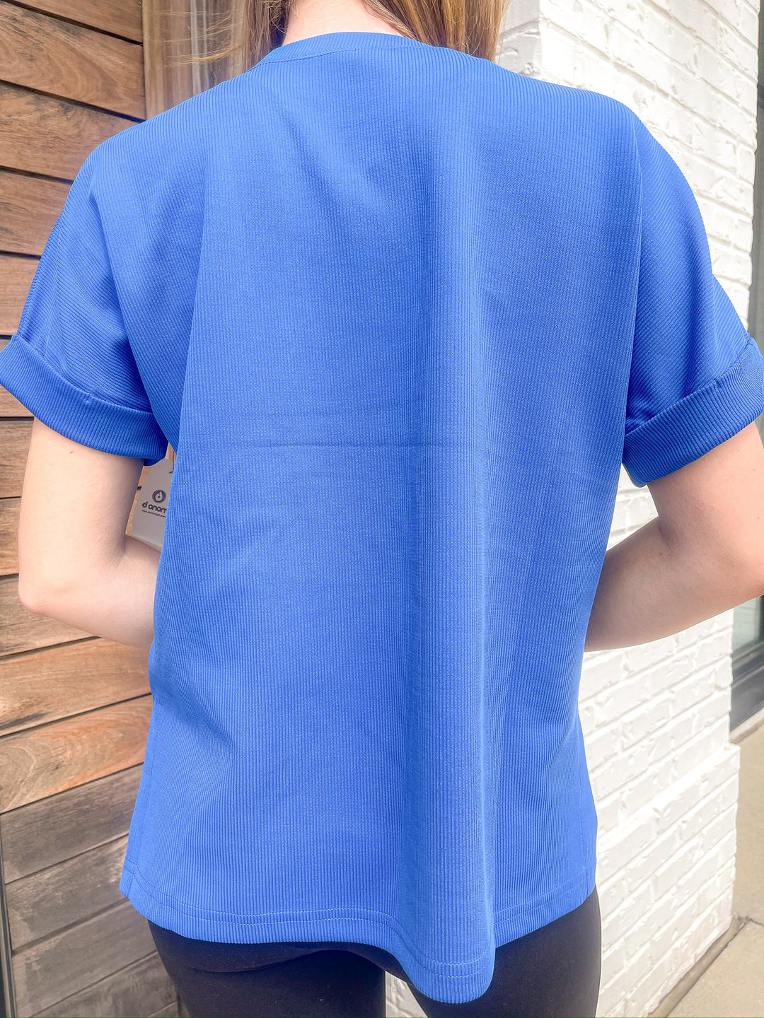 RELAXED AND READY RIBBED TEE