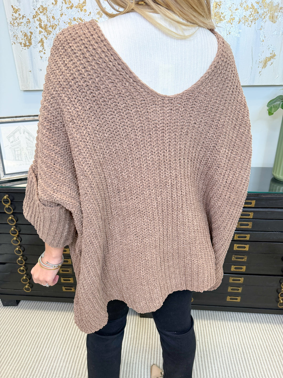 BRUNO BROWN CARDIGAN