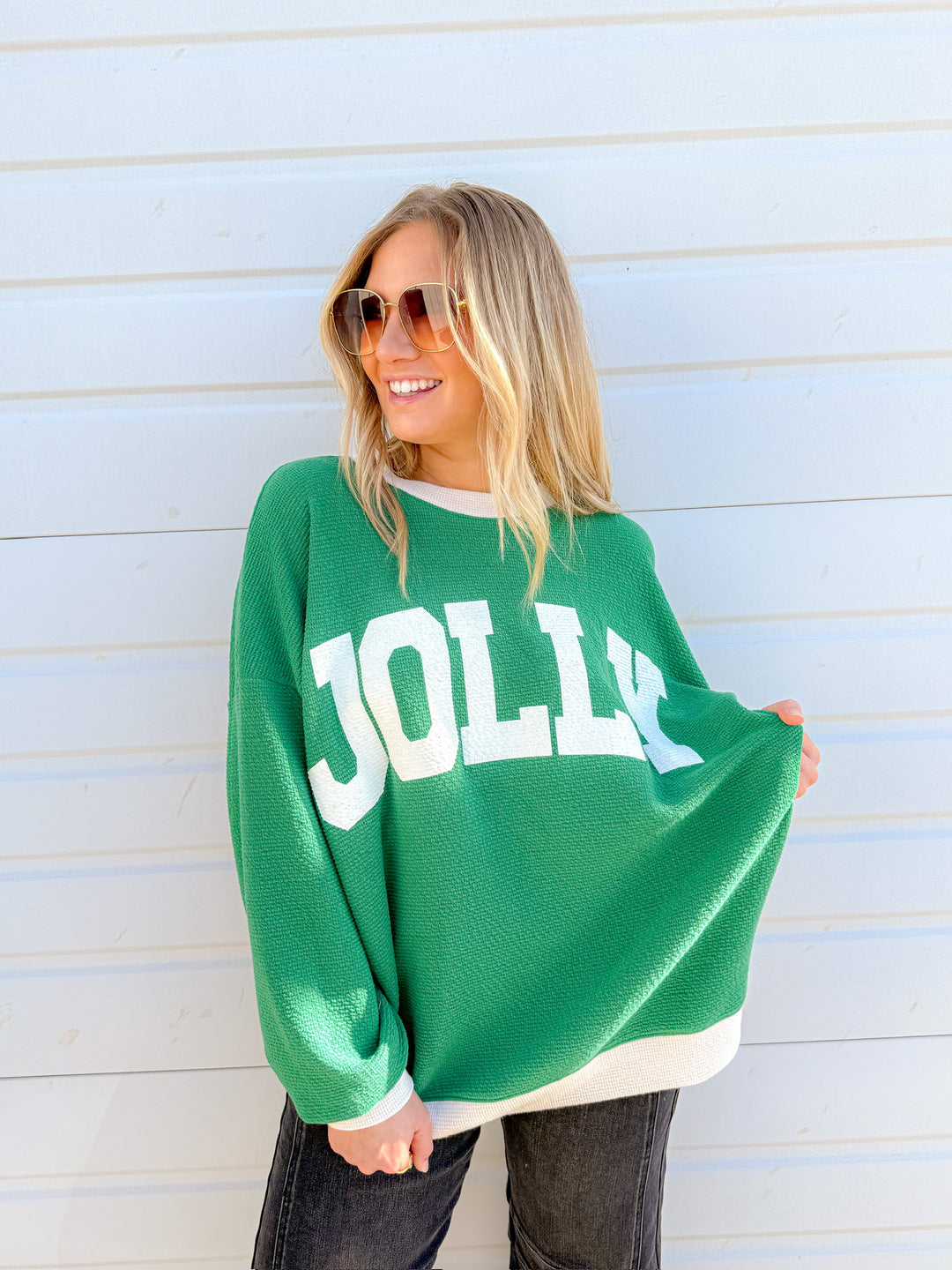 STAY JOLLY LONG SLEEVE TEE