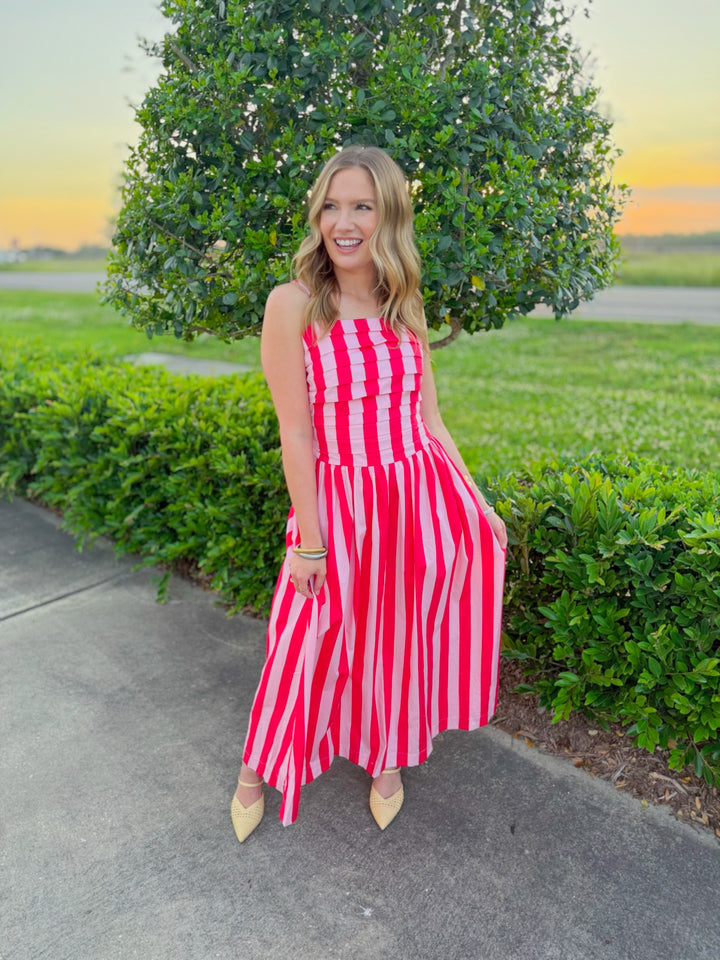 BRIGHT IDEA MIDI DRESS