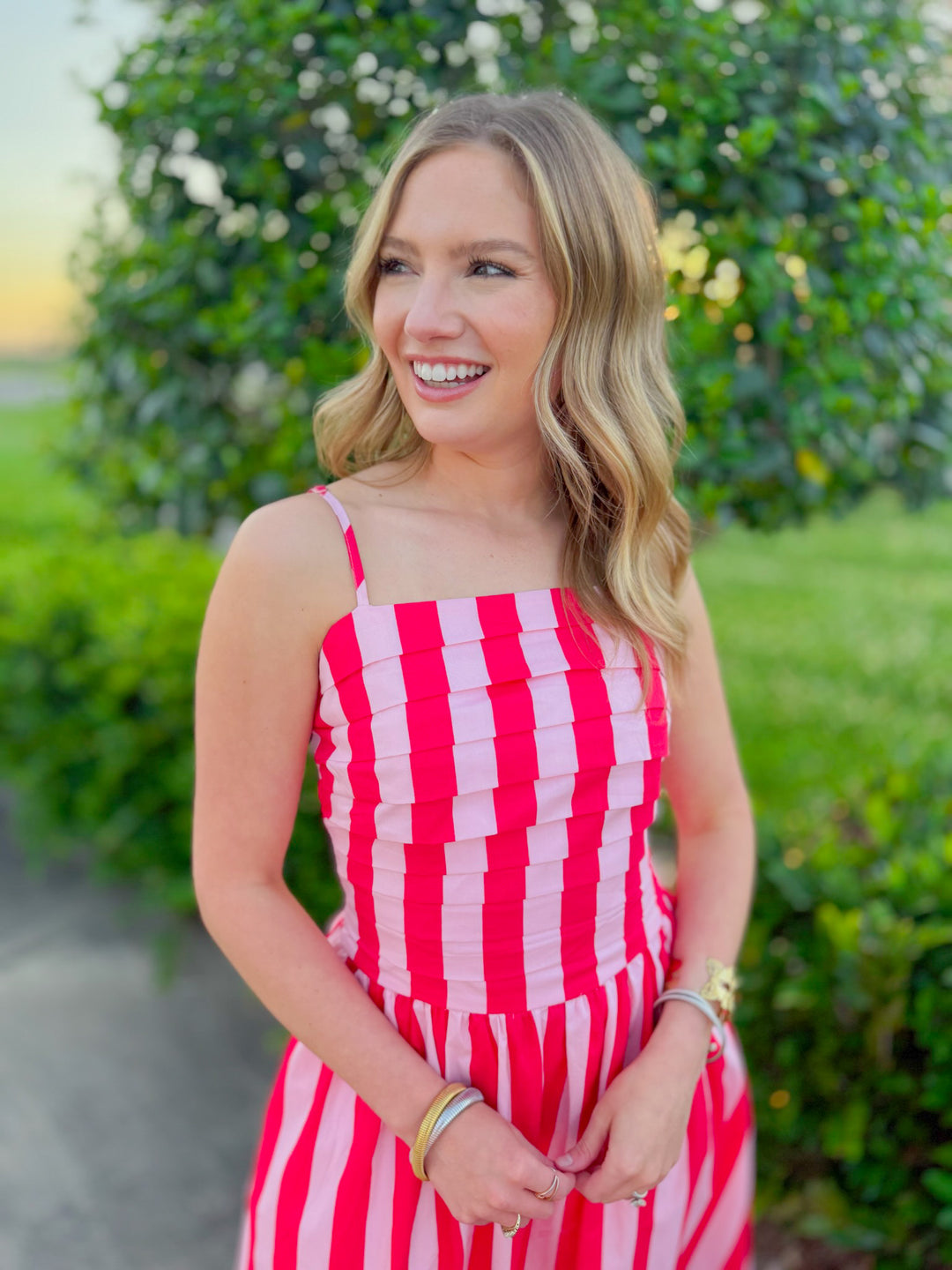 BRIGHT IDEA MIDI DRESS