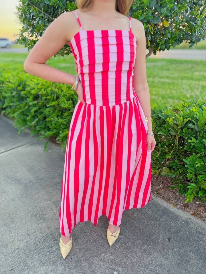 BRIGHT IDEA MIDI DRESS