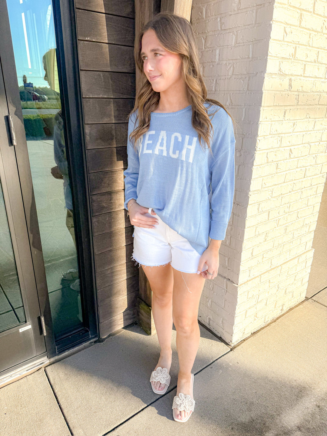 BEACH BOUND KNIT TOP