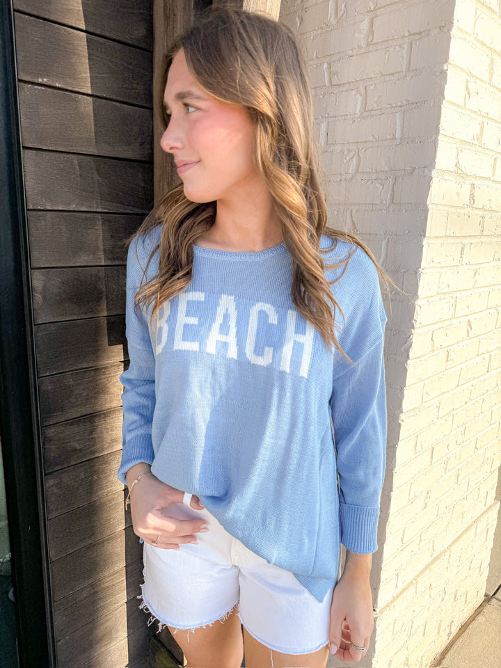 BEACH BOUND KNIT TOP